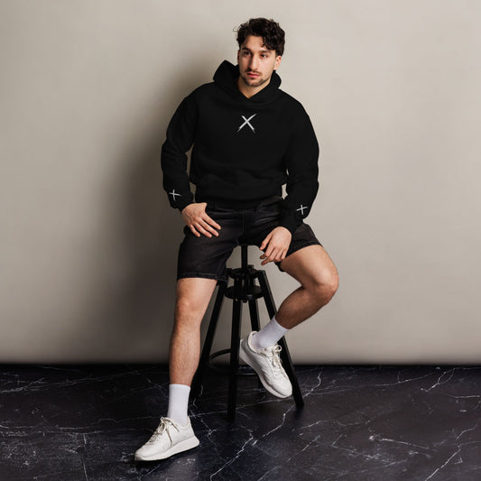 HOOKYX Series X Oversized Hoodie – Unisex, Recycled Cotton, Streetwear Style