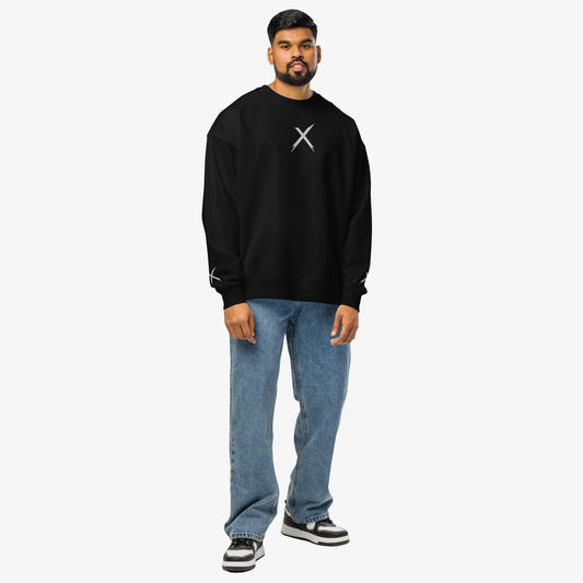 HOOKYX Series X Oversized Hoodie – Unisex, Recycled Cotton, Streetwear Style