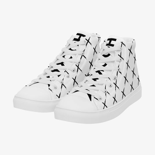 HOOKYX Men's High Top Canvas Shoes – Urban Style, Breathable Comfort